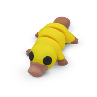 Thumbnail for Distracties Platypus - 3D Printed Articulated Toy Fidget Friend