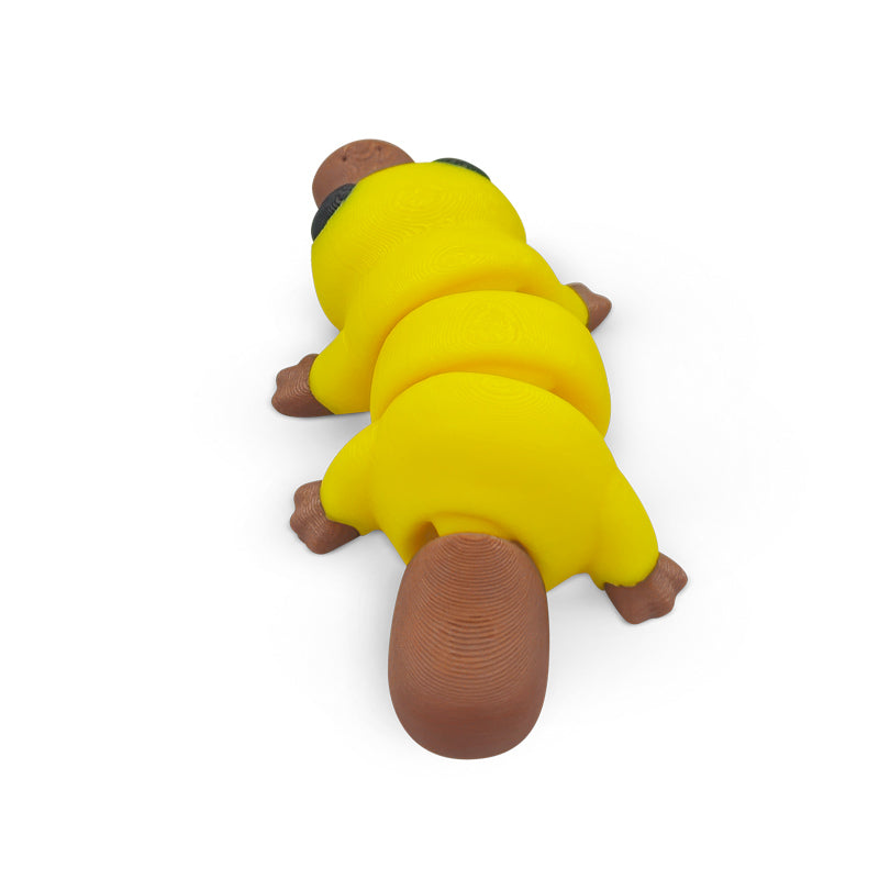 Distracties Platypus - 3D Printed Articulated Toy Fidget Friend