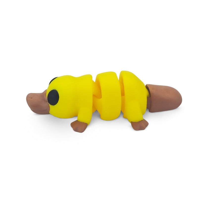 Distracties Platypus - 3D Printed Articulated Toy Fidget Friend