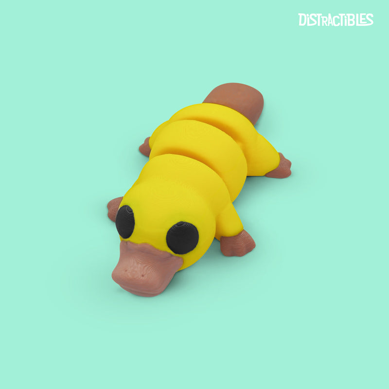 Distracties Platypus - 3D Printed Articulated Toy Fidget Friend