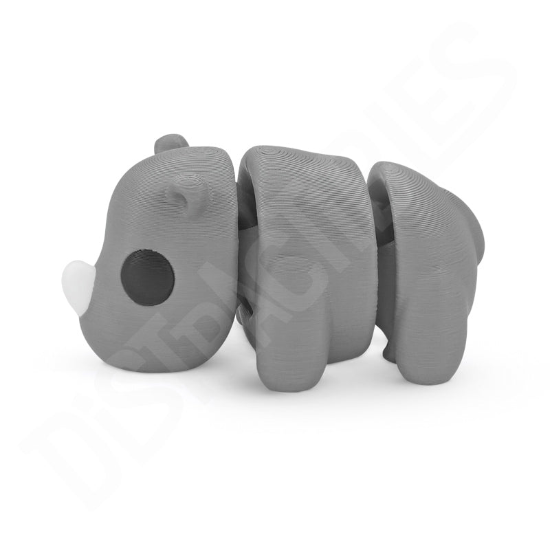 Distracties Rhino - 3D Printed Articulated Toy Fidget Friend