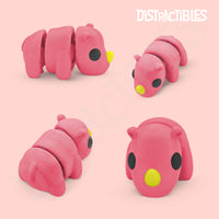 Thumbnail for Distracties Rhino - 3D Printed Articulated Toy Fidget Friend