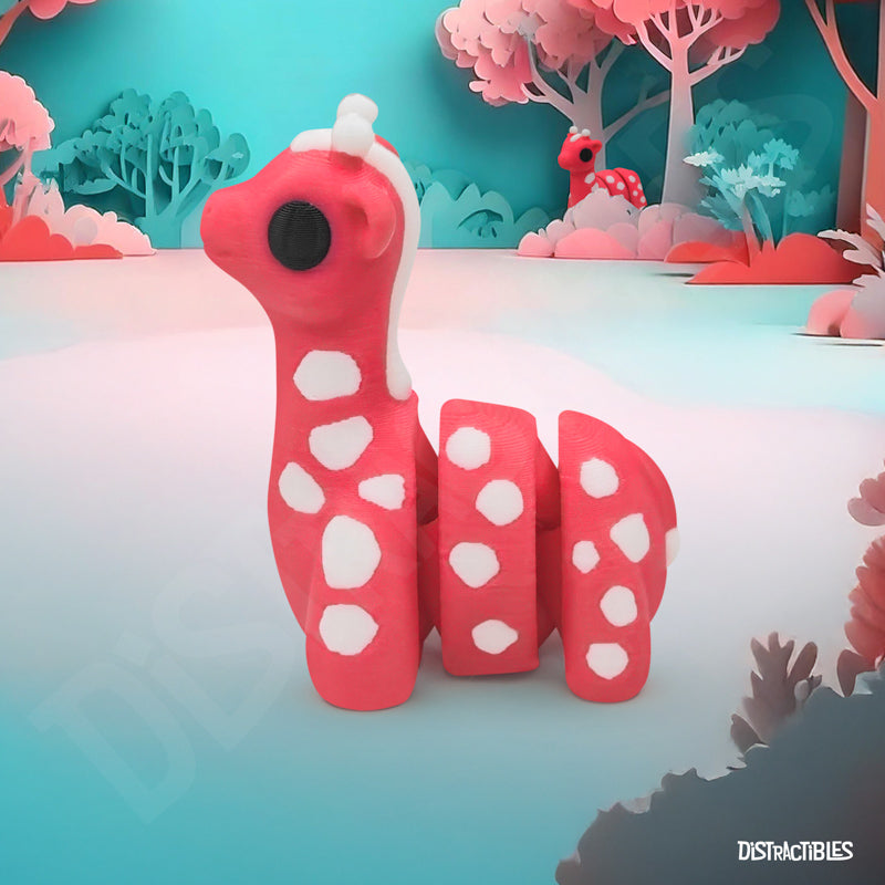 Distracties Giraffe - 3D Printed Articulated Toy Fidget Friend