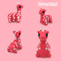 Thumbnail for Distracties Giraffe - 3D Printed Articulated Toy Fidget Friend