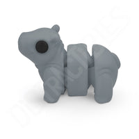 Thumbnail for Distracties Hippo - 3D Printed Articulated Toy Fidget Friend