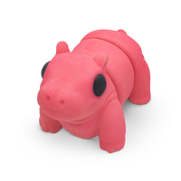 Thumbnail for Distracties Hippo - 3D Printed Articulated Toy Fidget Friend