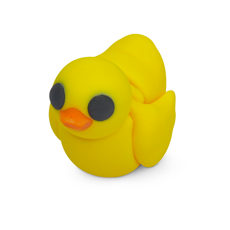 Distracties Duck - 3D Printed Articulated Toy Fidget Friend