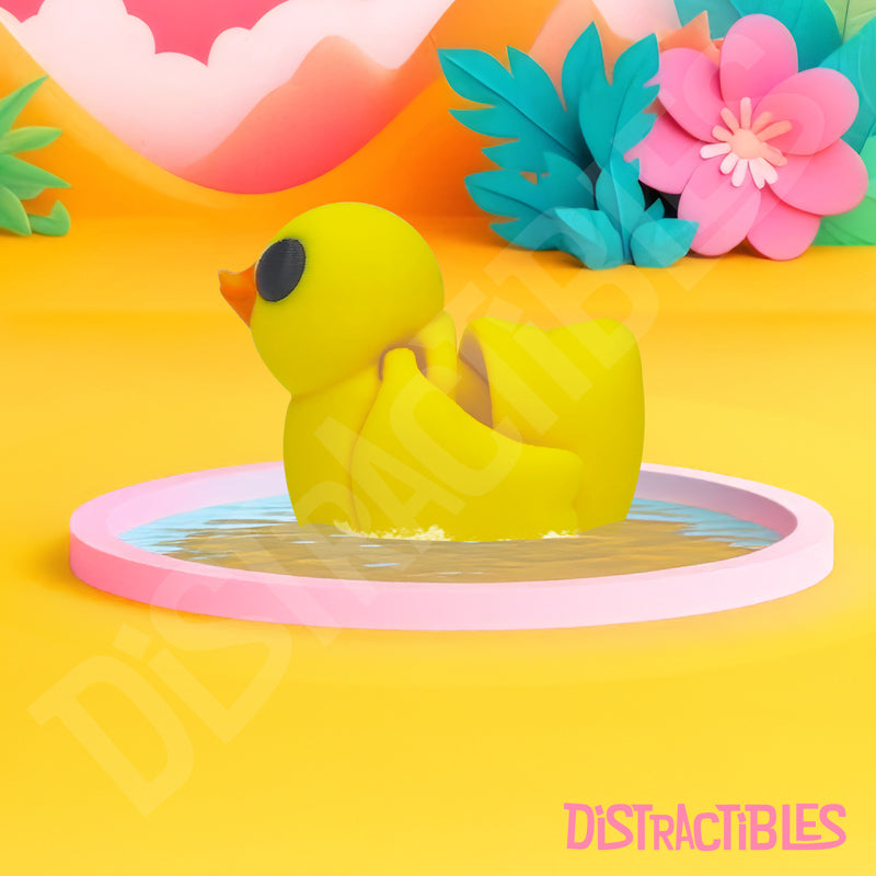 Distracties Duck - 3D Printed Articulated Toy Fidget Friend