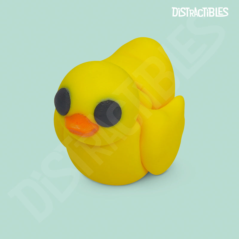 Distracties Duck - 3D Printed Articulated Toy Fidget Friend