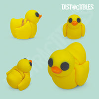 Thumbnail for Distracties Duck - 3D Printed Articulated Toy Fidget Friend