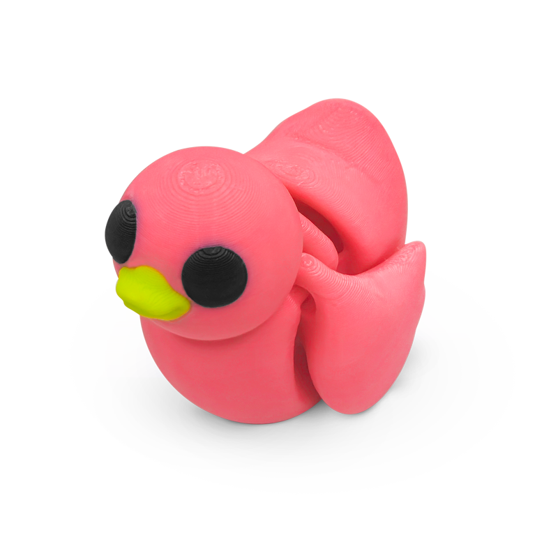 Distracties Duck - 3D Printed Articulated Toy Fidget Friend