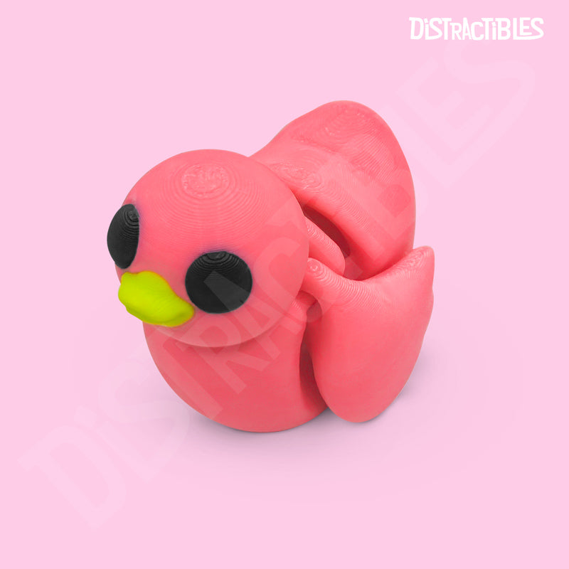 Distracties Duck - 3D Printed Articulated Toy Fidget Friend