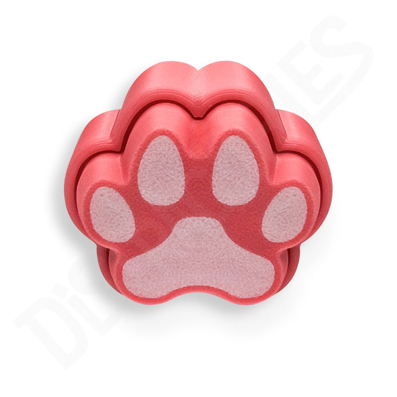 Dog Paw Fidget Clicker Keychain – Ultra-Clicky Mechanical Switch, Stress & Anxiety Relief Toy