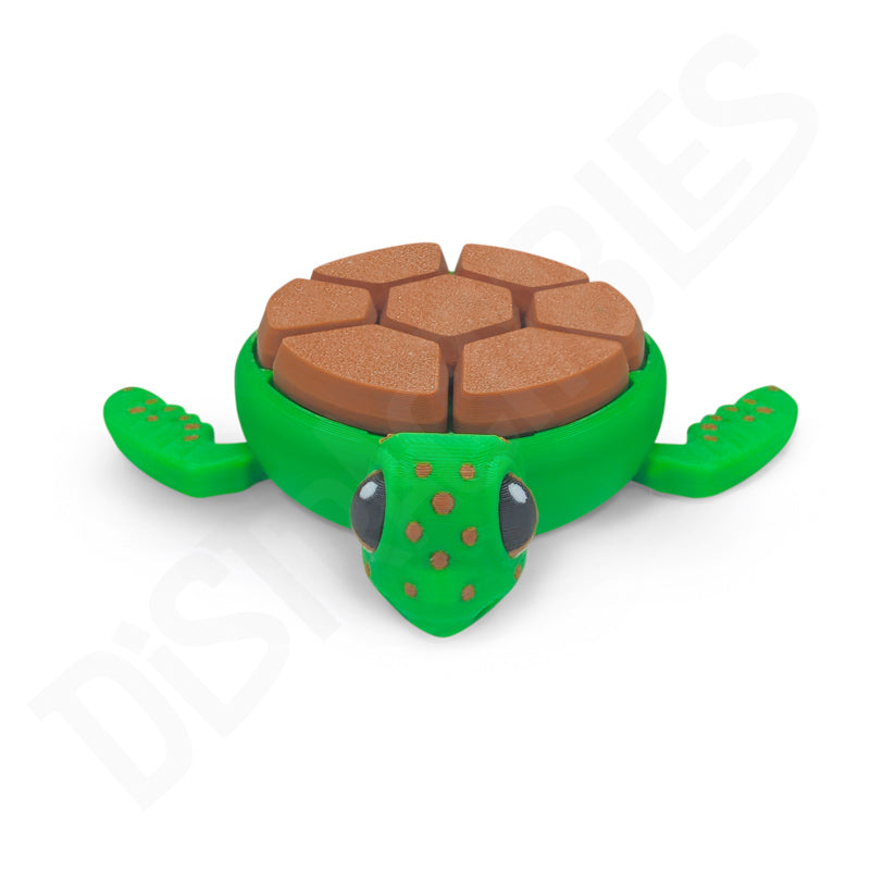 Turtle Fidget Clicker Keychain - Ultra-Clicky Mechanical Switch, Stress & Anxiety Relief Toy