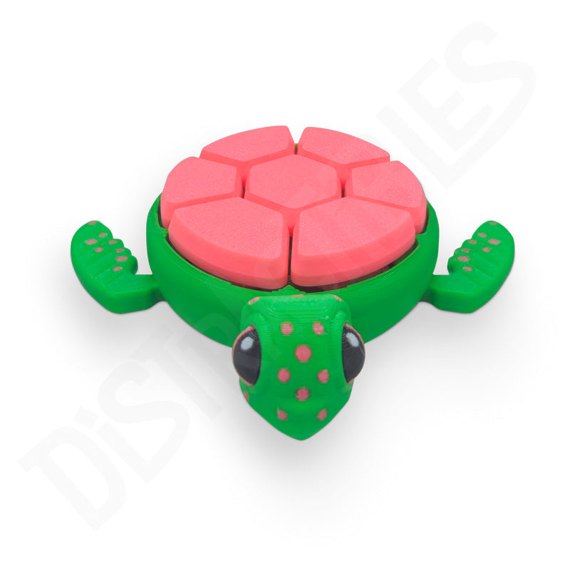 Turtle Fidget Clicker Keychain - Ultra-Clicky Mechanical Switch, Stress & Anxiety Relief Toy