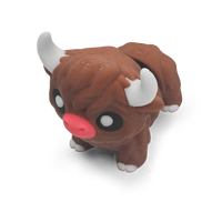 Thumbnail for Distracties Highland Cow - 3D Printed Articulated Toy Fidget Friend