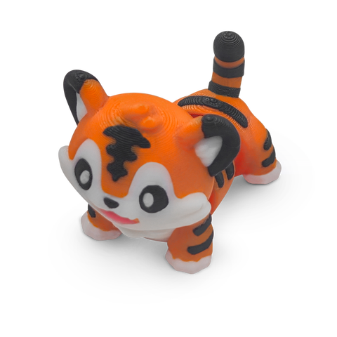 Distracties  Tiger - 3D Printed Articulated Toy Fidget Friend