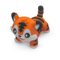 Thumbnail for Distracties  Tiger - 3D Printed Articulated Toy Fidget Friend