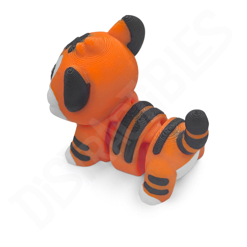 Distracties  Tiger - 3D Printed Articulated Toy Fidget Friend