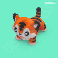 Thumbnail for Distracties  Tiger - 3D Printed Articulated Toy Fidget Friend