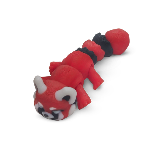 Distracties Red Panda - 3D Printed Articulated Toy Fidget Friend