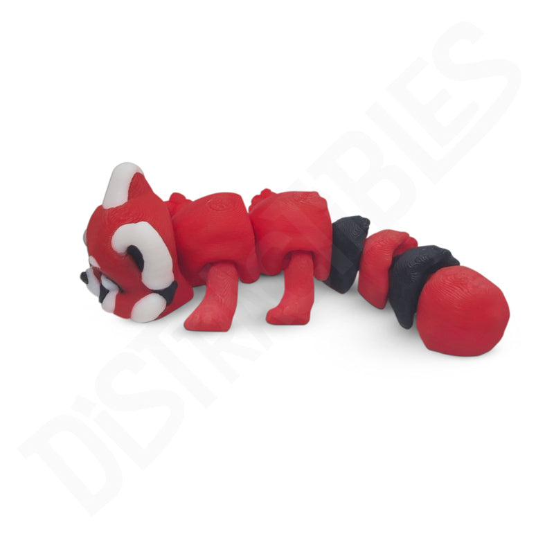 Distracties Red Panda - 3D Printed Articulated Toy Fidget Friend